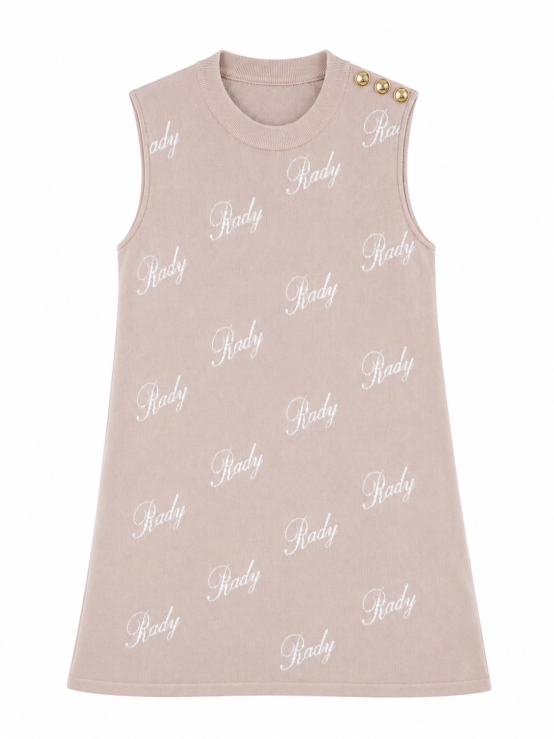 RADY Baby Pink Beige Dress Top