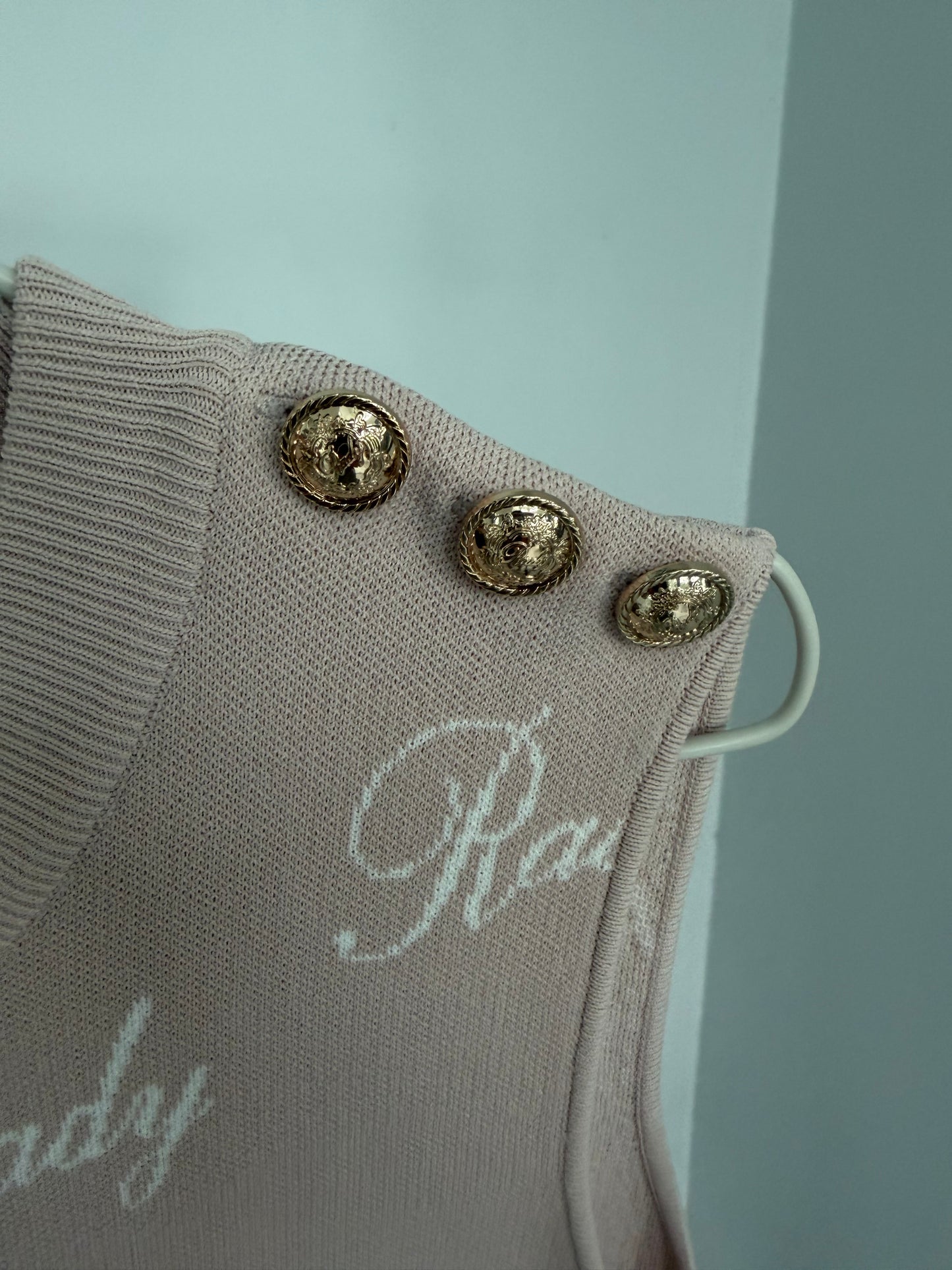 RADY Baby Pink Beige Dress Top