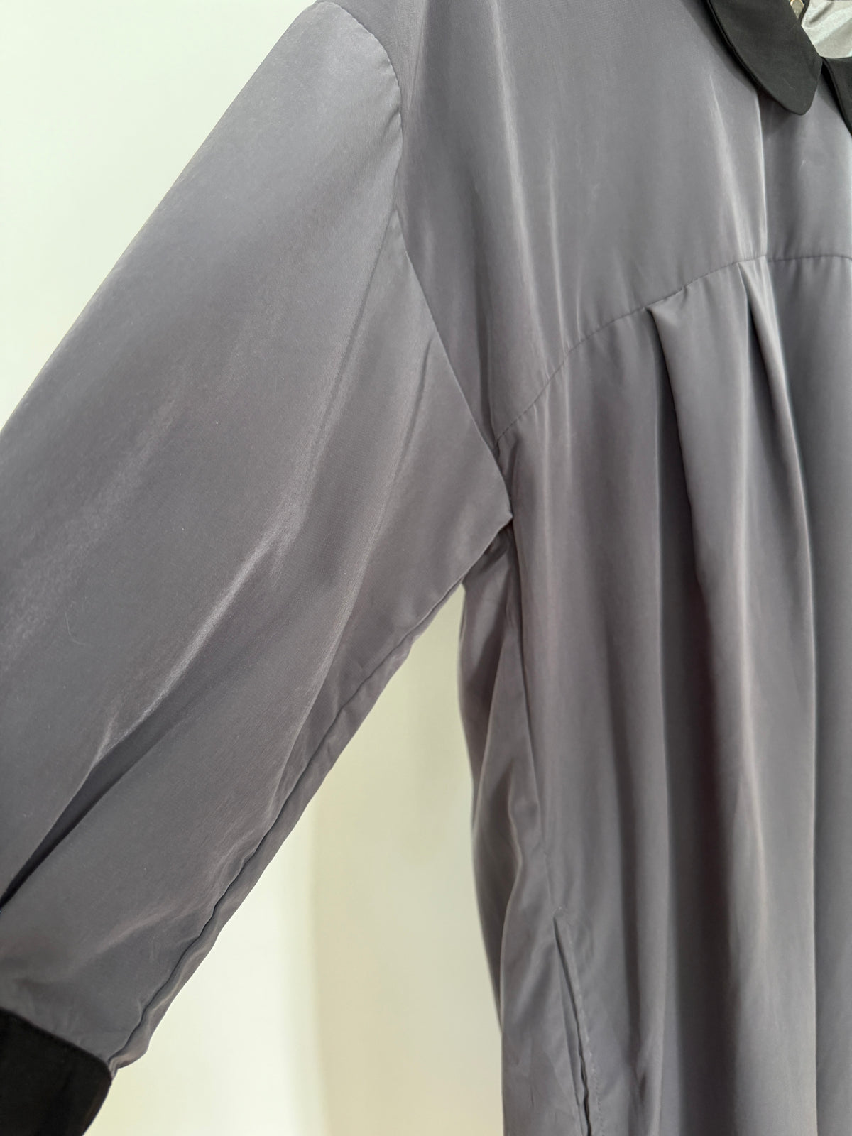 LAWRYS FARM Grey Peter Pan Collar Tunic Dress