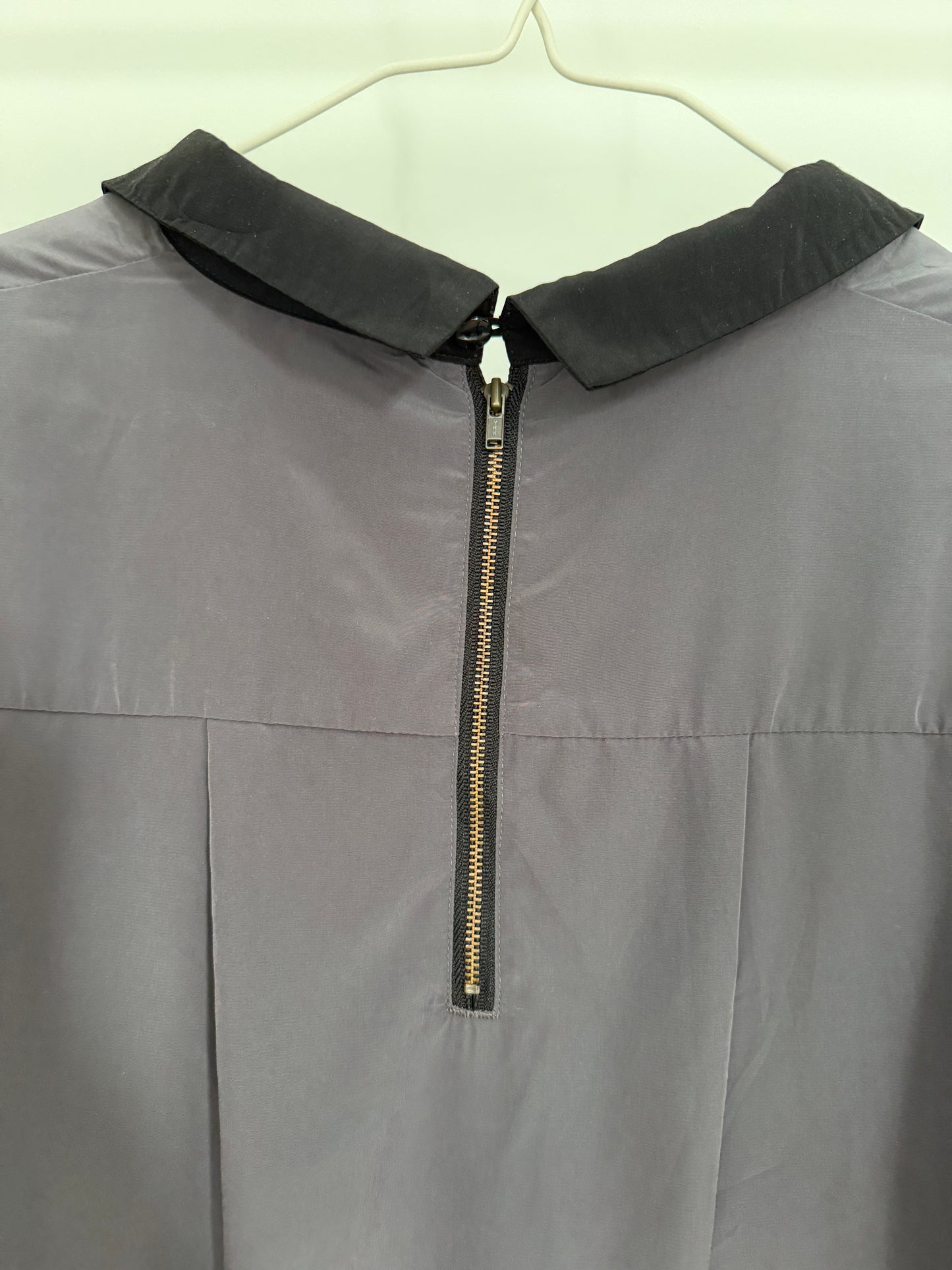 LAWRYS FARM Grey Peter Pan Collar Tunic Dress